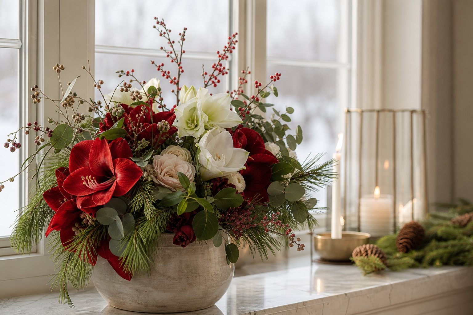 Christmas Flowers in Sweden: What to Send From Abroad