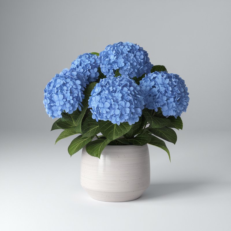 Blue Hydrangea