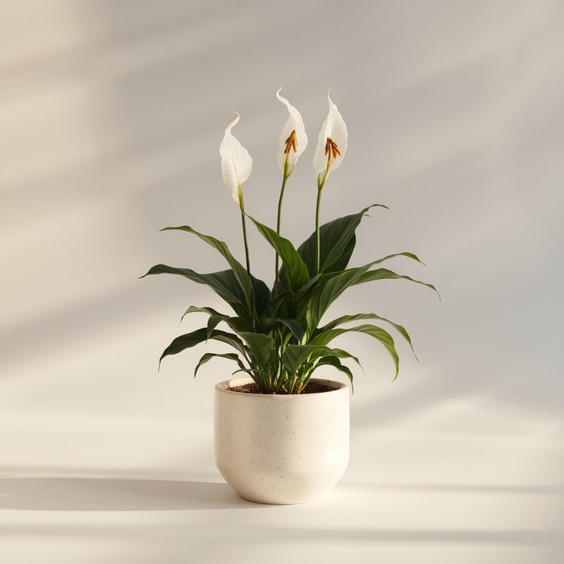 Spathiphyllum Plant