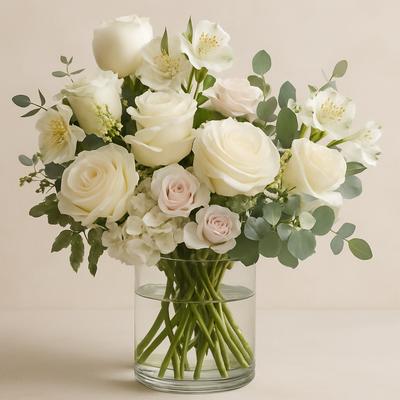 Peaceful White Cloud Cube