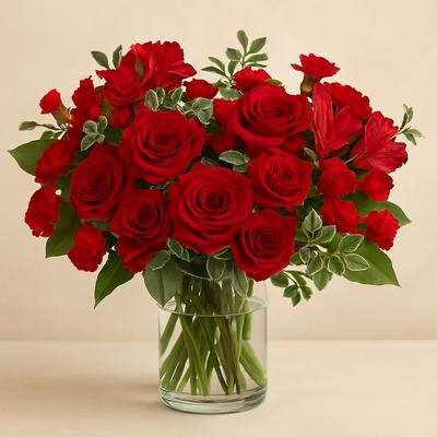 Radiant Crimson Heart